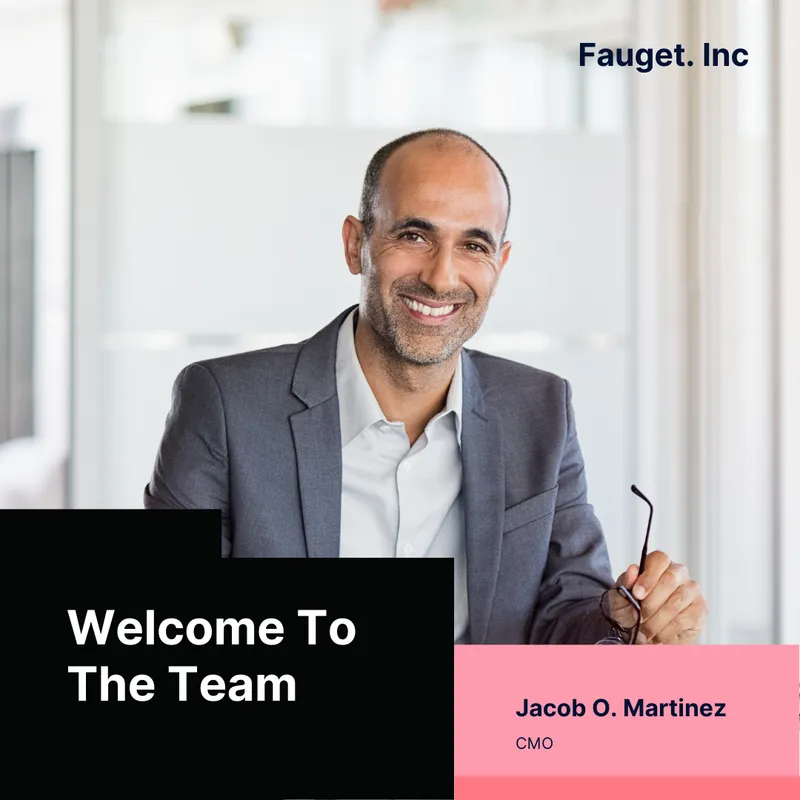 We are excited to welcome Jacob O. Marti