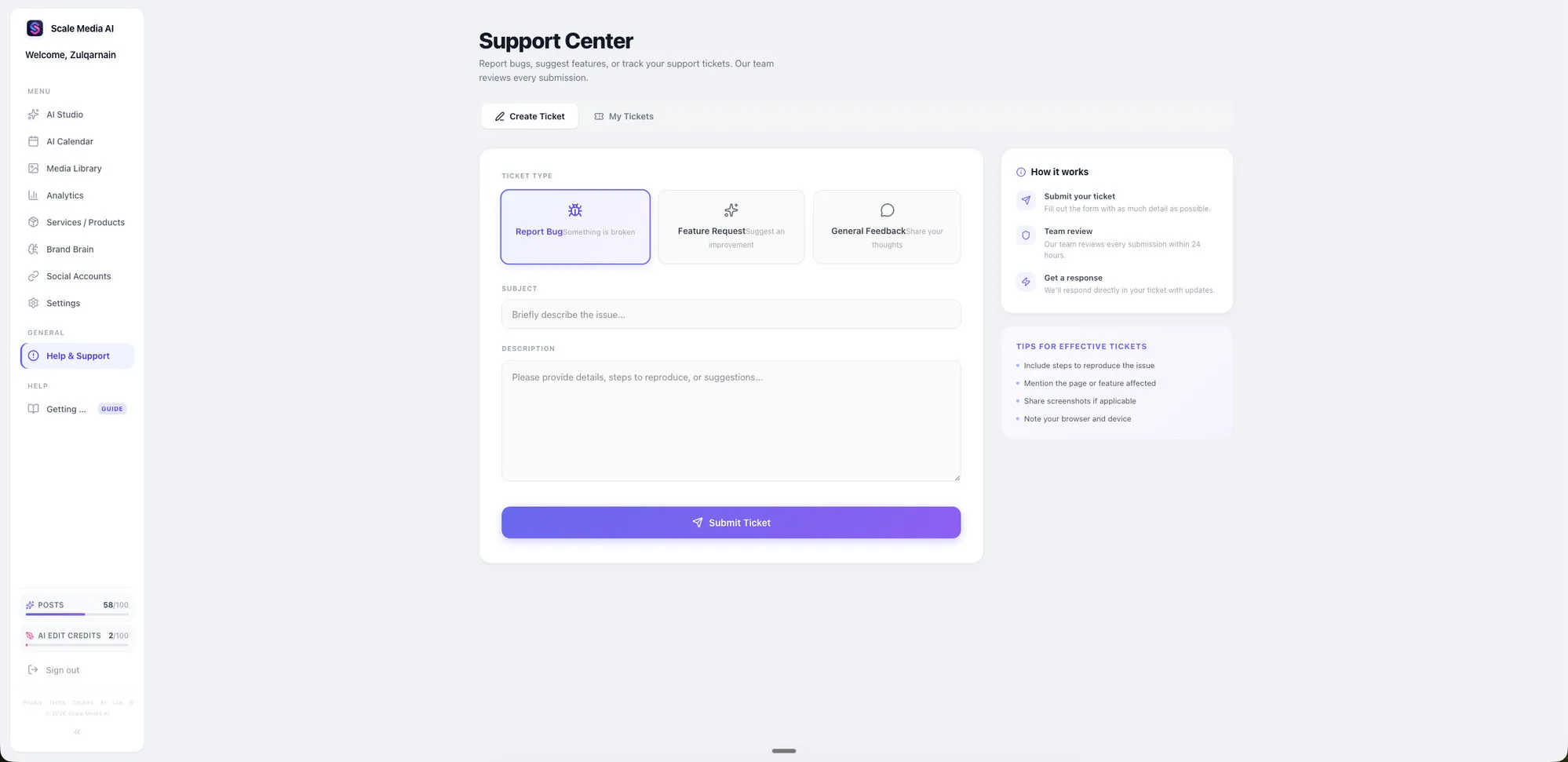 Echter Support, direkt im Produkt